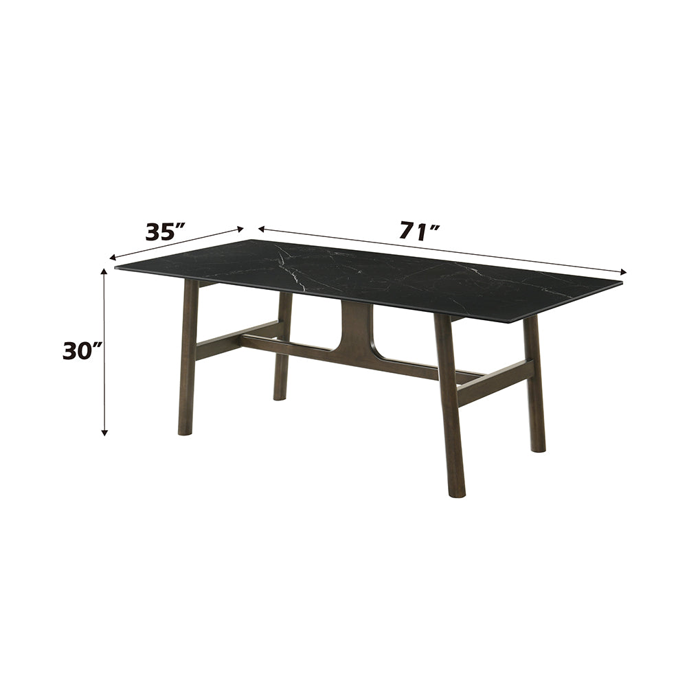 Destin Walnut Dining Table - Ornate Home