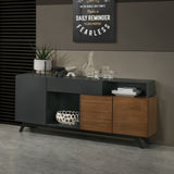 Destin Walnut Server - Ornate Home