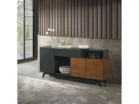 Destin Walnut Server - Ornate Home