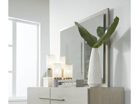 Destination Floating Glass Mirror in Cotton Grey - Ornate Home