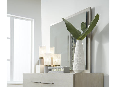 Destination Floating Glass Mirror in Cotton Grey - Ornate Home