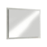Destination Floating Glass Mirror in Cotton Grey - Ornate Home