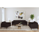Destiny Pebble Brown 3-Piece Living Room Set - Ornate Home