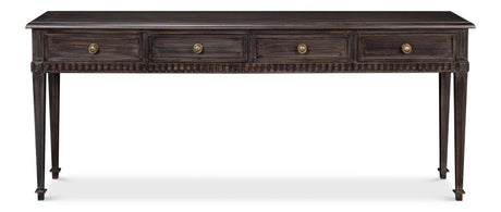 Details Brown Console Table - Ornate Home