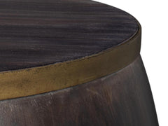 Details Brown Side Table - Ornate Home