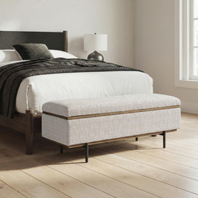 Dettaford Next-Gen Nuvella Stone Storage Bench - Ornate Home