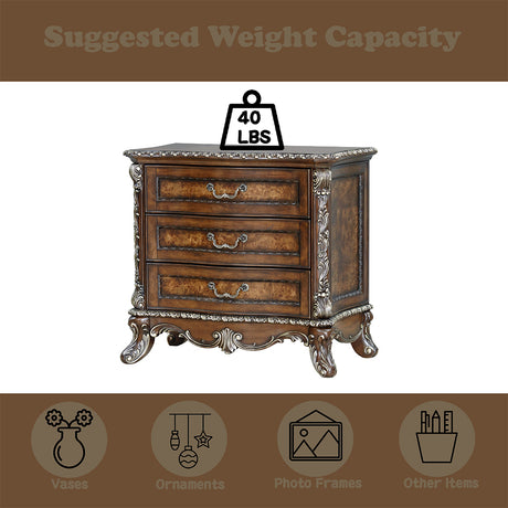 Devany Cherry Nightstand - Ornate Home