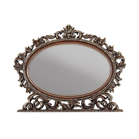 Devany Cherry Oval Mırror - Ornate Home