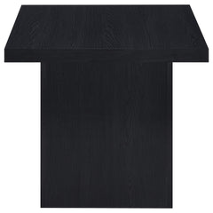 Devar Black 2-piece Square Cocktail Coffee End Table Set - Ornate Home