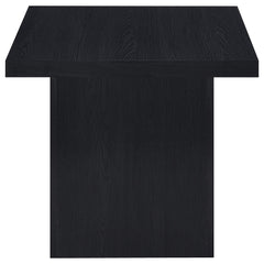 Devar Black 2-piece Square Cocktail Coffee End Table Set - Ornate Home