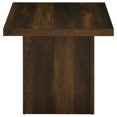 Devar Dark Pine 2-piece Square Coffee and End Table Set - Ornate Home