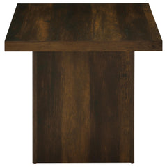 Devar Dark Pine 2-piece Square Coffee and End Table Set - Ornate Home
