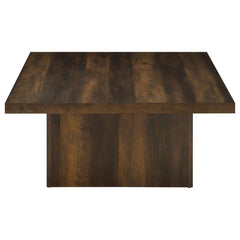 Devar Dark Pine 2-piece Square Coffee and End Table Set - Ornate Home