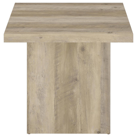Devar Distressed Pine 2-piece Square Coffee End Table Set - Ornate Home