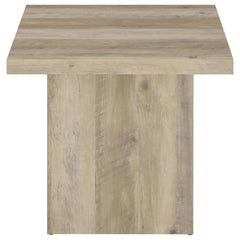 Devar Distressed Pine 3-piece Square Coffee End Table Set - Ornate Home