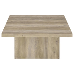 Devar Distressed Pine 3-piece Square Coffee End Table Set - Ornate Home