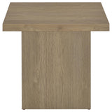 Devar Latte 2-piece Square Cocktail Coffee End Table Set - Ornate Home