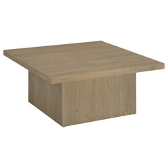 Devar Latte 2-piece Square Cocktail Coffee End Table Set - Ornate Home