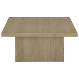 Devar Latte 2-piece Square Cocktail Coffee End Table Set - Ornate Home