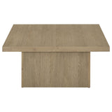 Devar Latte 2-piece Square Cocktail Coffee End Table Set - Ornate Home