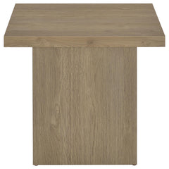 Devar Latte 3-piece Square Cocktail Coffee End Table Set - Ornate Home