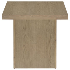 Devar Latte 3-piece Square Cocktail Coffee End Table Set - Ornate Home