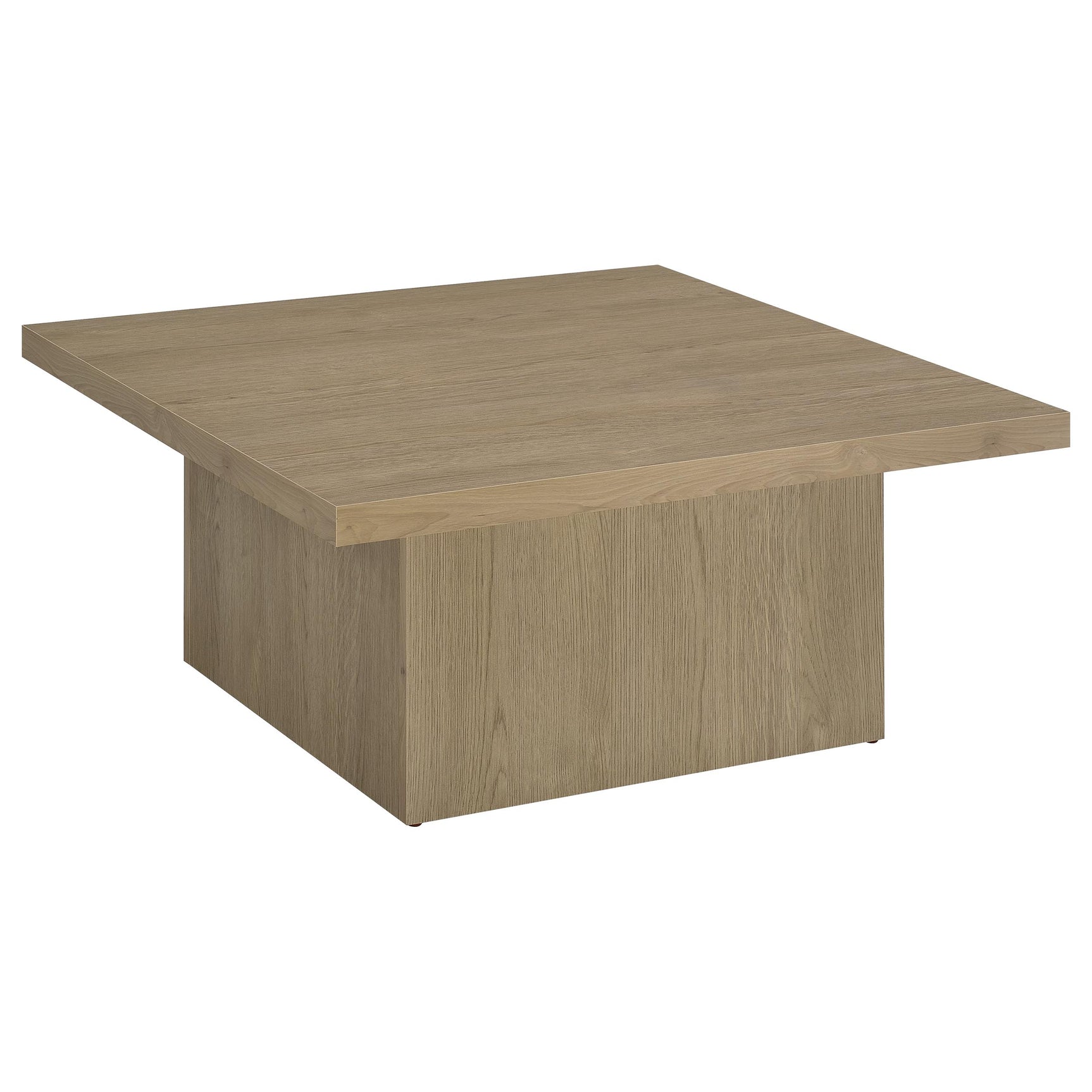Devar Latte Square Engineered Wood Cocktail Coffee Table - Ornate Home