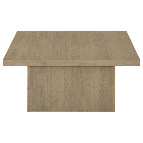 Devar Latte Square Engineered Wood Cocktail Coffee Table - Ornate Home