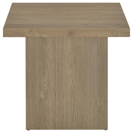 Devar Latte Square Engineered Wood Side End Table - Ornate Home