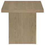 Devar Latte Square Engineered Wood Side End Table - Ornate Home