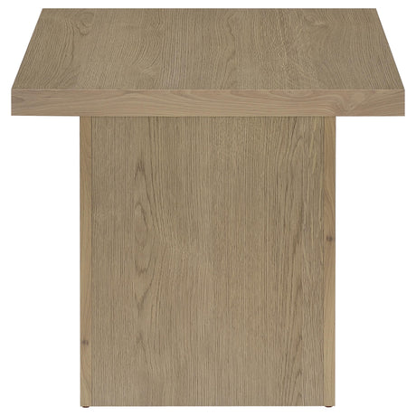 Devar Latte Square Engineered Wood Side End Table - Ornate Home