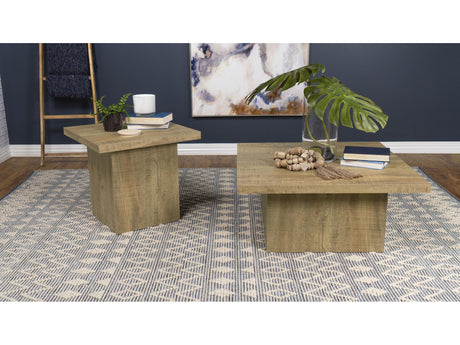 Devar Mango 2-piece Square Coffee and End Table Set - Ornate Home