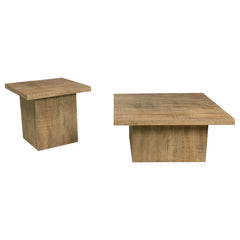 Devar Mango 2-piece Square Coffee and End Table Set - Ornate Home