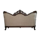 Devayne Sofa with 6 Pillows in Dark Walnut - Ornate Home