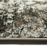 Develi Charcoal Area Rug - Ornate Home