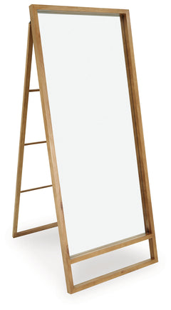 Devford Brown Floor Mirror - Ornate Home