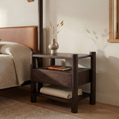 Devin Brown Nightstand - Ornate Home