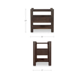 Devin Brown Nightstand - Ornate Home