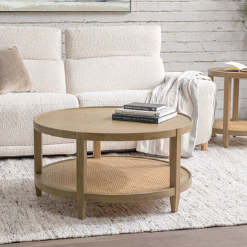 Devin Khaki Mist Coffee Table - Ornate Home