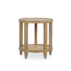 Devin Khaki Mist End Table - Ornate Home
