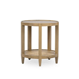 Devin Khaki Mist End Table - Ornate Home