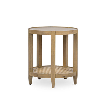 Devin Khaki Mist End Table - Ornate Home