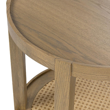 Devin Khaki Mist End Table - Ornate Home