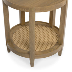 Devin Khaki Mist End Table - Ornate Home