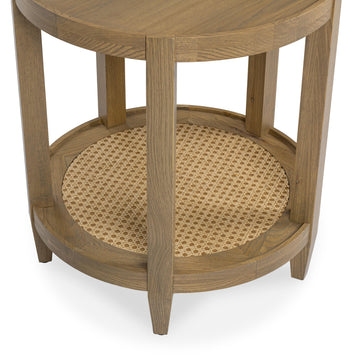 Devin Khaki Mist End Table - Ornate Home