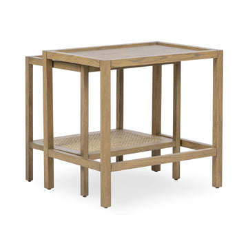 Devin Khaki Mist Nesting Accent Tables - Ornate Home