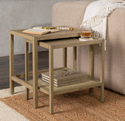 Devin Khaki Mist Nesting Accent Tables - Ornate Home