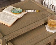 Devin Khaki Mist Nesting Accent Tables - Ornate Home