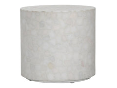 Devin Light Gray Outdoor Side Table - Ornate Home