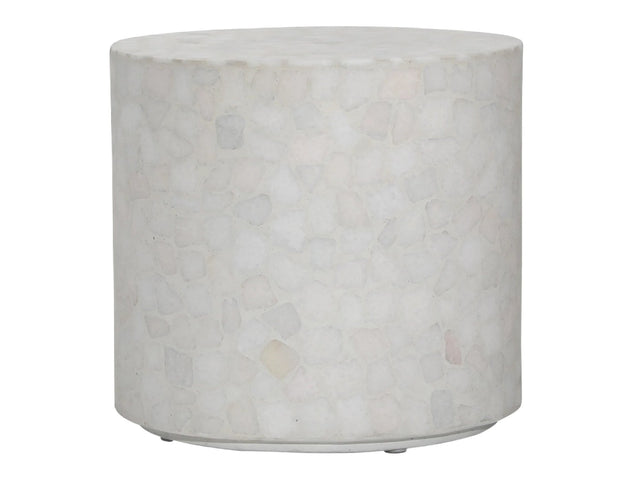 Devin Light Gray Outdoor Side Table - Ornate Home